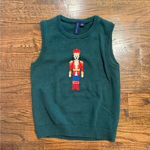Janie and Jack Nutcracker Sweatervest